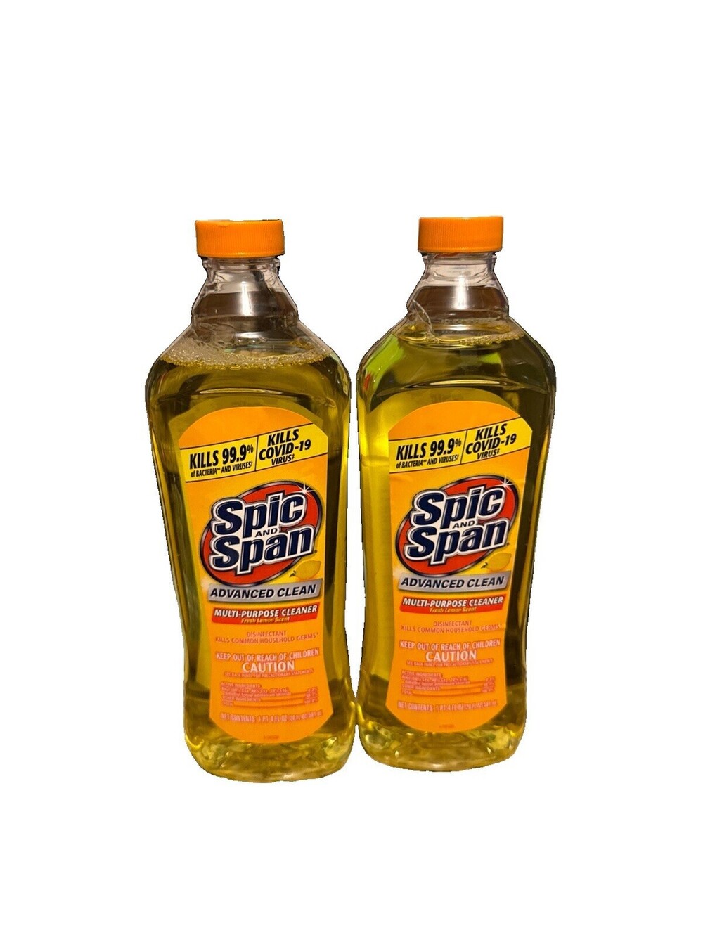 Two Pack Spic and Span Multi-Purpose Cleaner Advance Clean (x2 20oz bot)